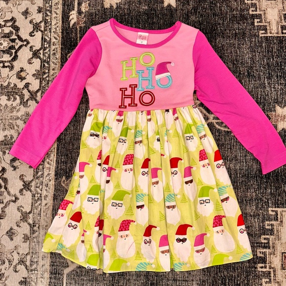 Ricrac and ruffles Christmas dress - Picture 1 of 2